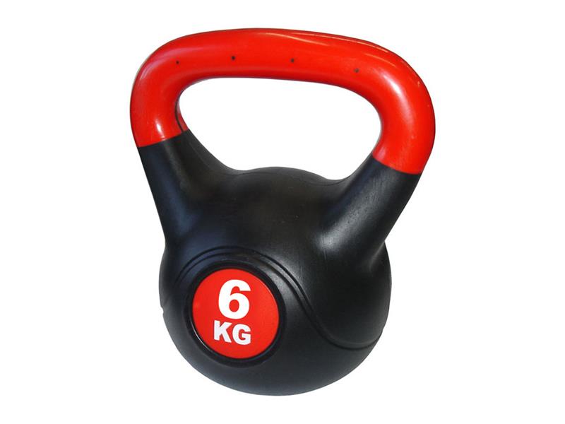 Kettlebell ACRA s cementovou náplní 6kg