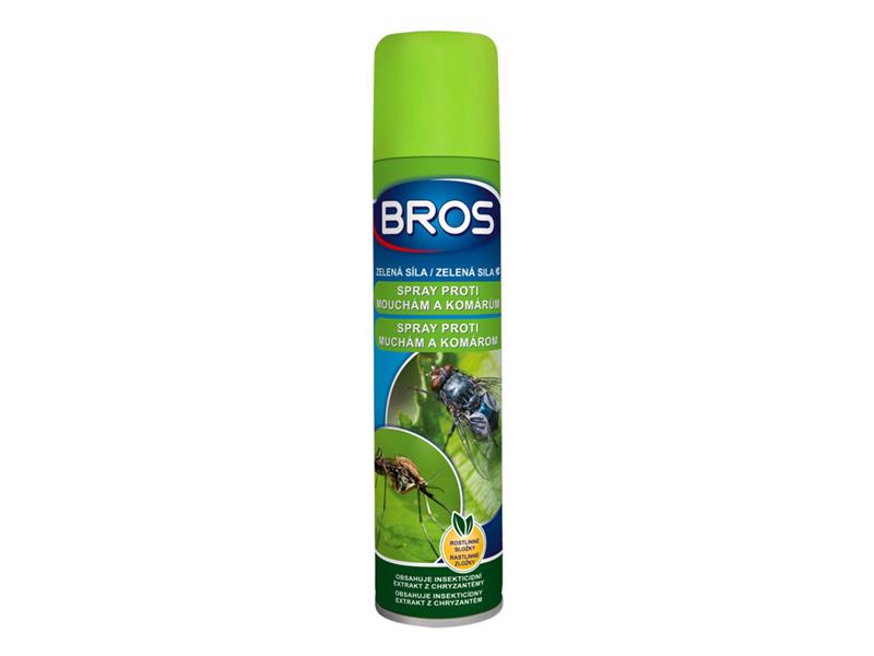 Sprej proti mouchám a komárům BROS Zelená Síla 300 ml