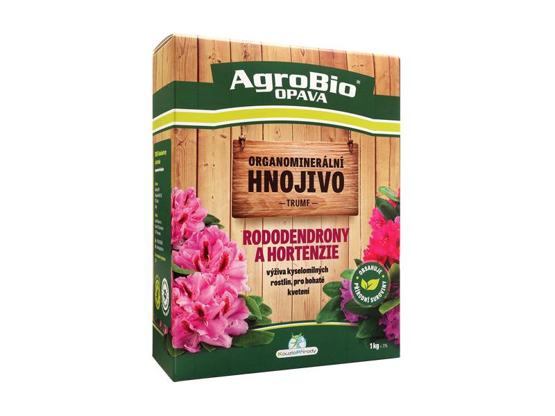 Hnojivo organominerální AgroBio Trumf pro rododendrony a hortenzie 1kg
