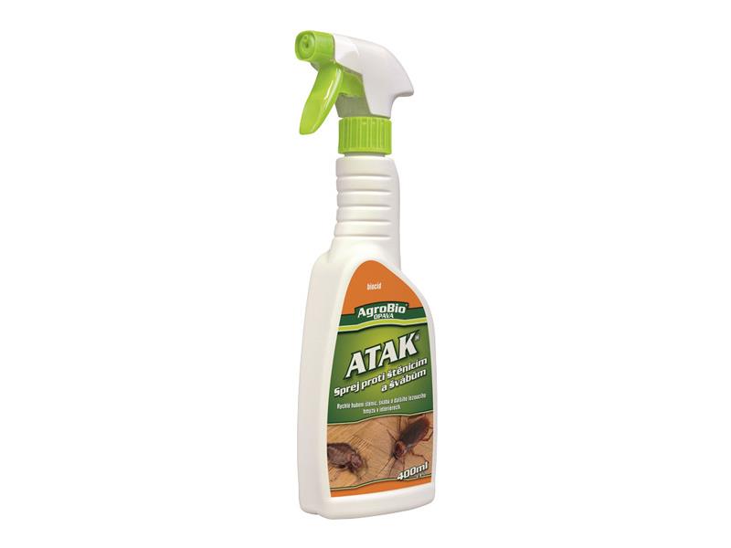 Sprej proti štěnicím a švábům AgroBio Atak 400 ml