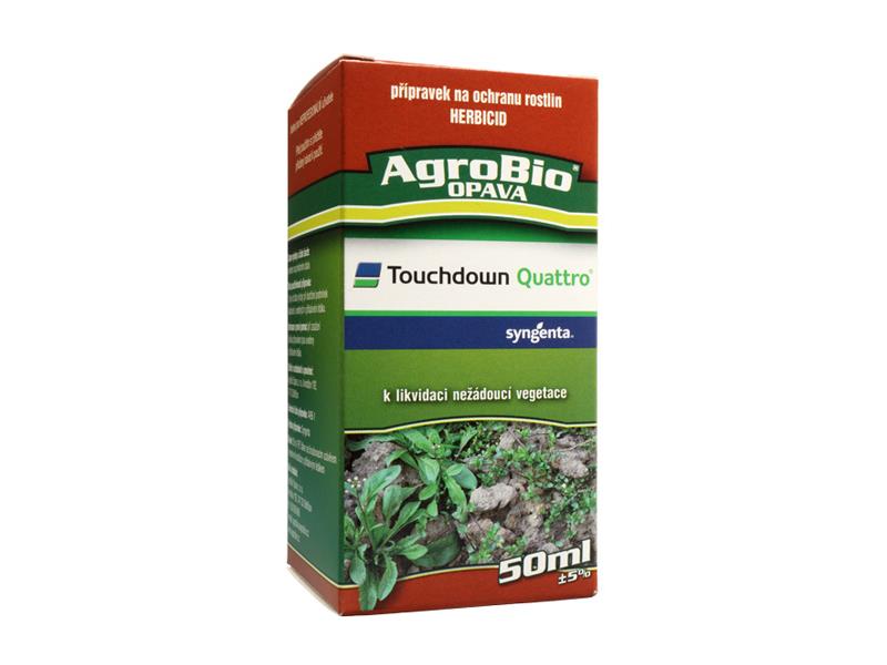 Přípravek proti jednoletým a víceletým plevelům AgroBio Touchdown Quattro 50 ml