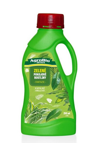 Hnojivo kapalné AgroBio Fantazie Zelené pokojové rostliny 250 ml