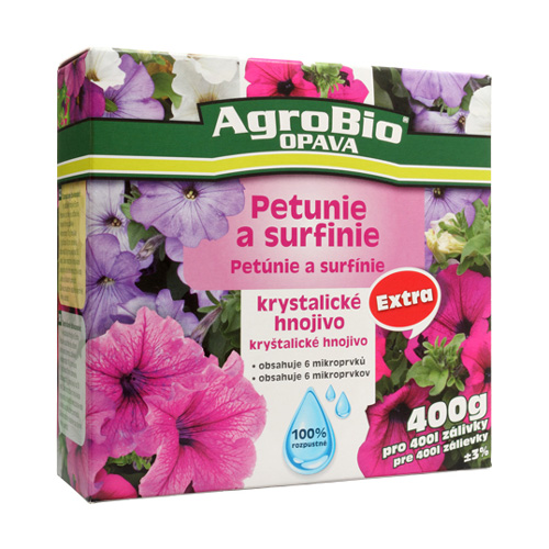 Hnojivo krystalické AgroBio KH Extra Petunie a surfinie 400g