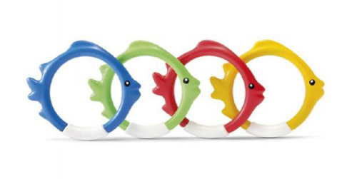 Ryby pro potápění TEDDIES plast 4ks