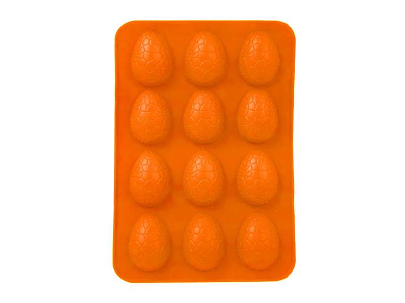 Forma na pečení ORION Vajíčka 12 silikon oranžová