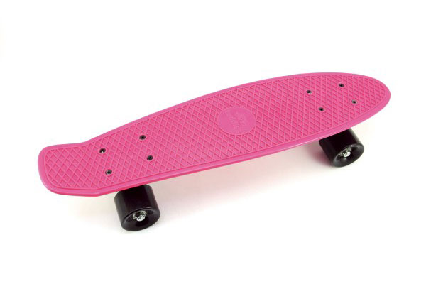 Dětský skateboard TEDDIES PINK