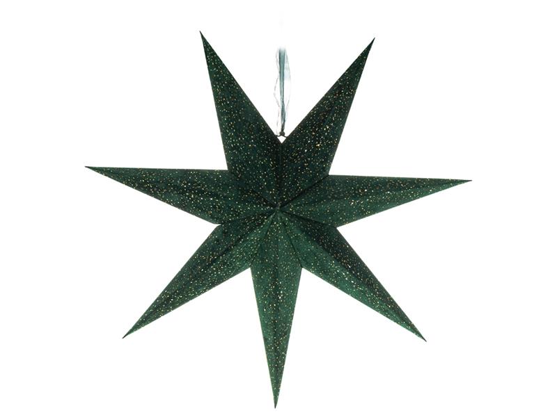 Dekorace vánoční RETLUX RXL 337 WW hvězda zelená