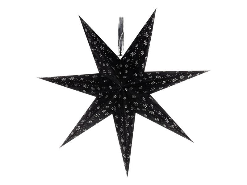 Dekorace vánoční RETLUX RXL 342 WW hvězda černá