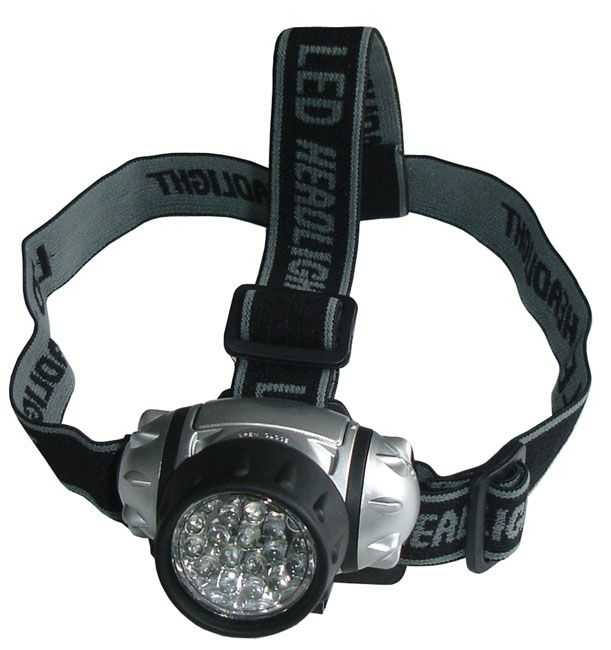 CorbySport 4597 Čelová svítilna - čelovka 21 LED CorbySport