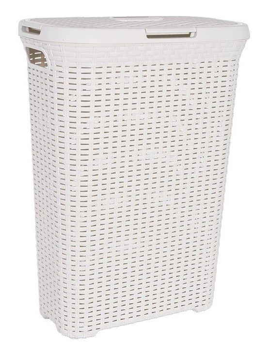 CURVER STYLE RATTAN 30461 Koš na prádlo 40 l krémová CURVER