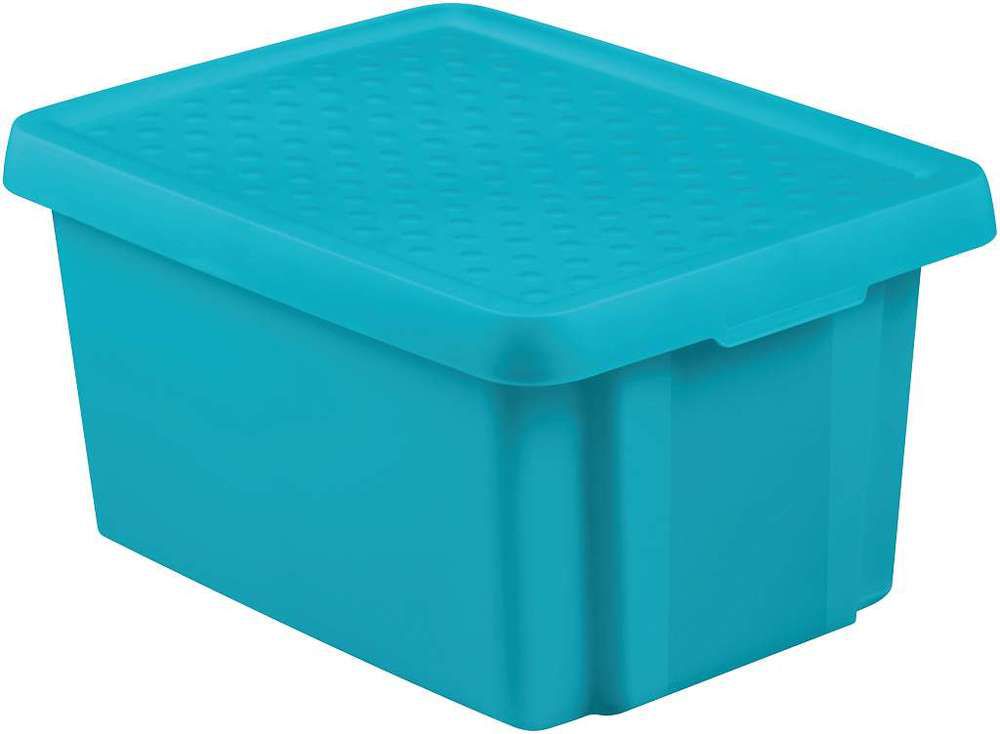 CURVER Úložný box s víkem 16L - modrý R41137 CURVER