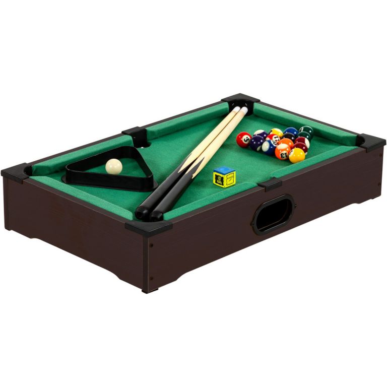 Tuin 40541 Mini kulečník pool s příslušenstvím 51 x 31 x 10 cm - tmavý GamesPlanet®