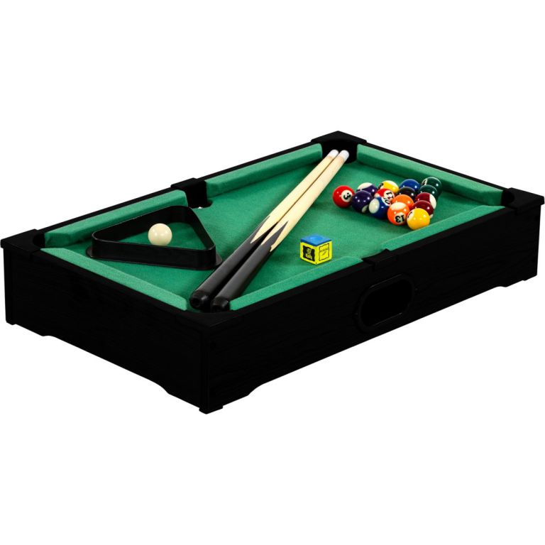 Tuin 40540 Mini kulečník pool s příslušenstvím 51 x 31 x 10 cm - černý GamesPlanet®