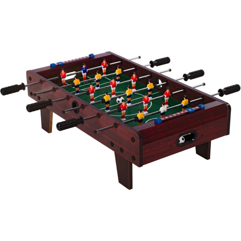 Tuin 40543 Mini stolní fotbal fotbálek s nožičkami 70 x 37 x 25 cm tmavý GamesPlanet®