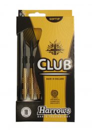 Harrows SOFT CLUB BRASS Šipky s plastovým hrotem 18g Harrows