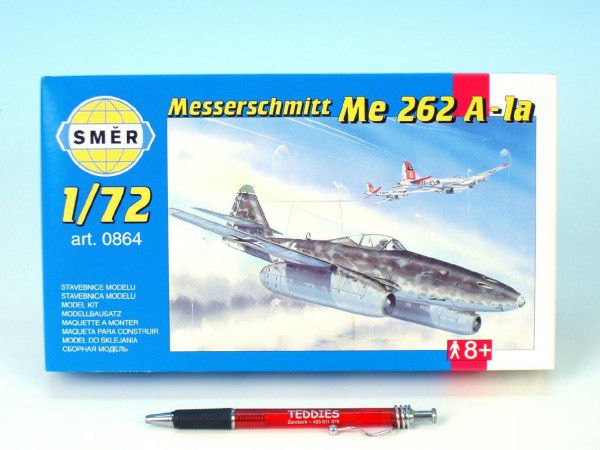 Směr Model Messerschmitt ME 262 B 1a U1 14 7x17 4cm 1:72 Teddies
