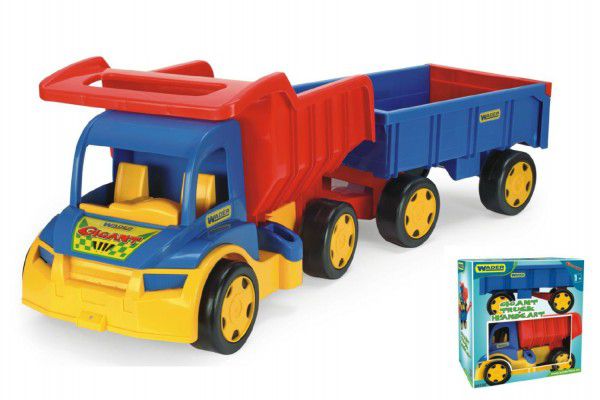 Wader Auto Gigant Truck sklápěč dětská vlečka plast 55cm Teddies