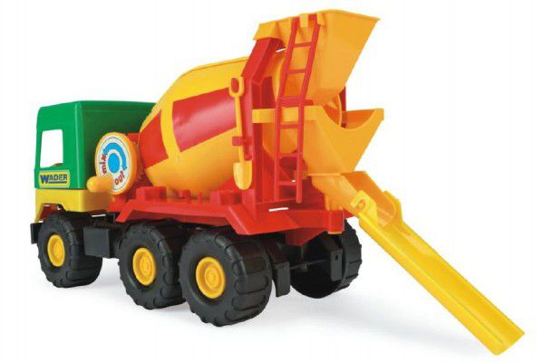 Teddies Auto middle Truck domíchávač plast 39cm Wader v sáčku Teddies