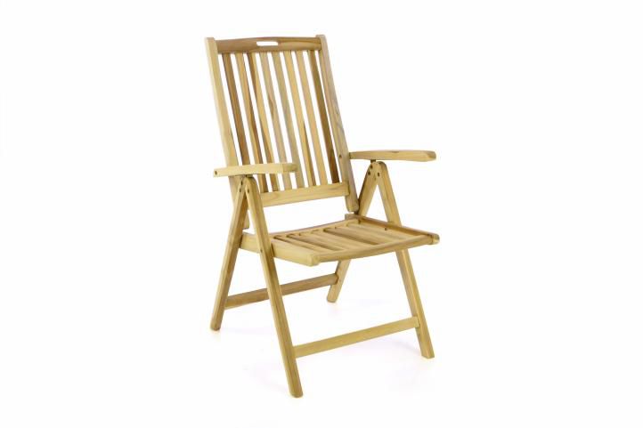 Divero 54742 Zahradní skládací židle dřevěná Divero