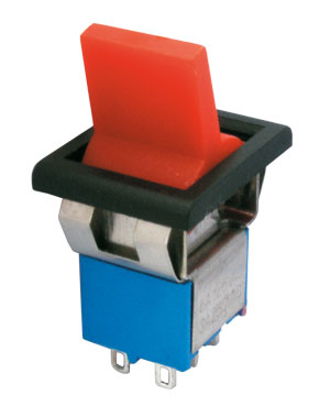 Přepínač páčkový 2pol./6pin ON-ON plastic/II 12V