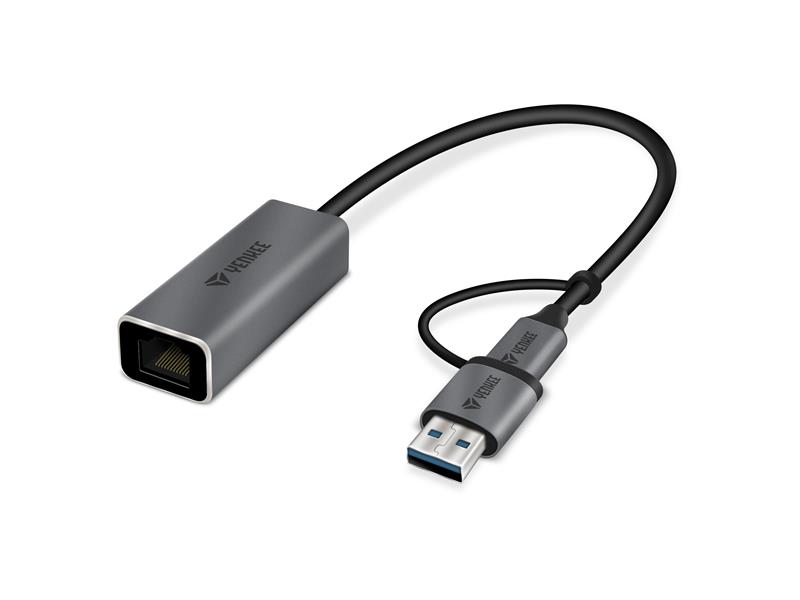 Adaptér YENKEE YTC 013 USB C - RJ45