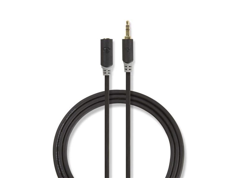 Kabel NEDIS JACK 3.5 konektor/JACK 3.5 zdířka 5m