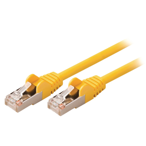 Kabel UTP 1x RJ45 - 1x RJ45 Cat5e 0.5m YELLOW VALUELINE VLCP85121Y05