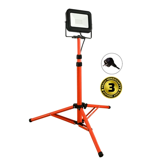 LED reflektor SOLIGHT WM-50W-FVL PRO se stojanem 50W