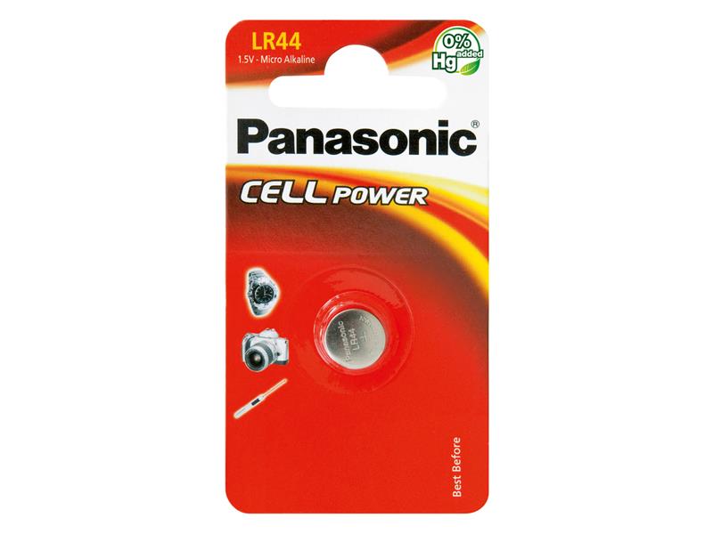 Baterie LR44 (A76) PANASONIC Cell Power alkalická 1BP