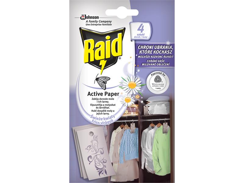 RAID proti molům - aktivní závěs čerstvé květy 4ks