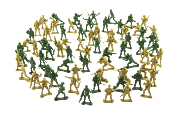 Sada vojáků TEDDIES ARMY I 2 barvy CZ design 18x19.5cm