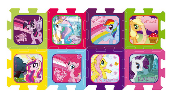 Dětské puzzle TREFL My Little Pony pěnové 8ks
