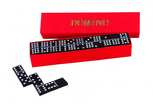 Dětské domino DETOA dřevěné 28ks