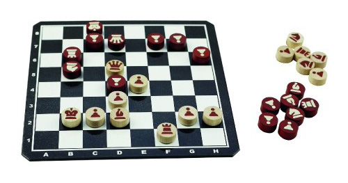 Hra stolní DETOA Šachy magnetické dřevěné