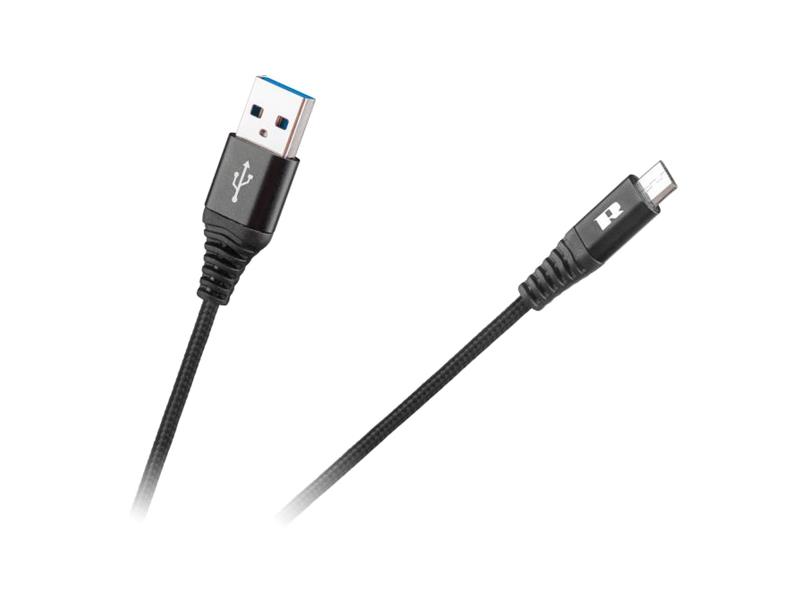 Kabel REBEL USB/Micro USB černý 0