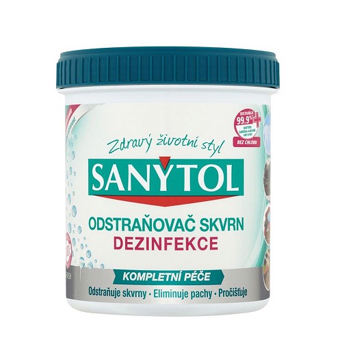 Dezinfekční odstraňovač skvrn SANYTOL 450g