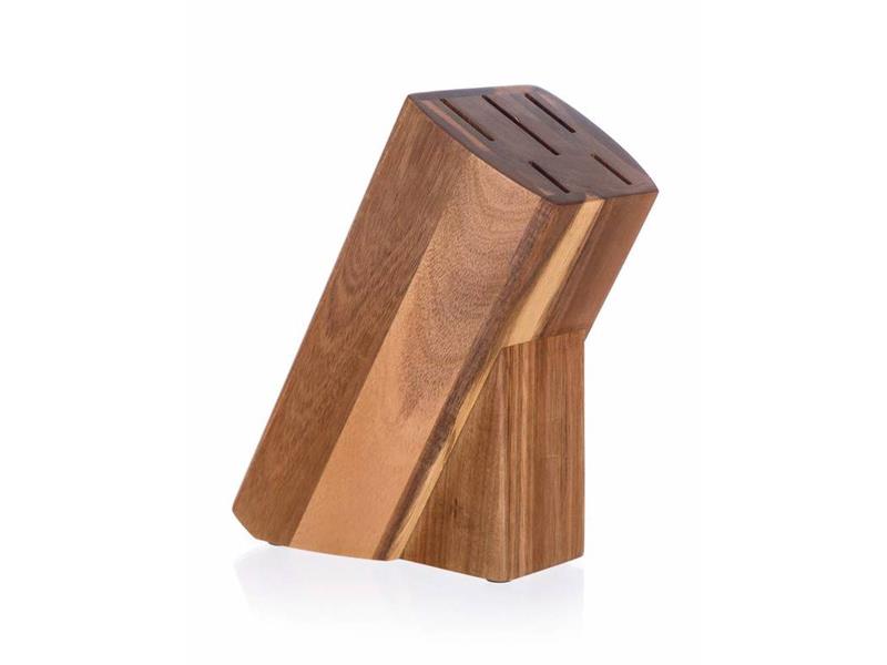 Stojan na nože BANQUET Brillante Acacia 23x11x10cm
