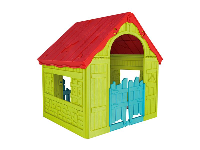 Dětský domeček KETER Wonderfold Playhouse Red/Green/Blue