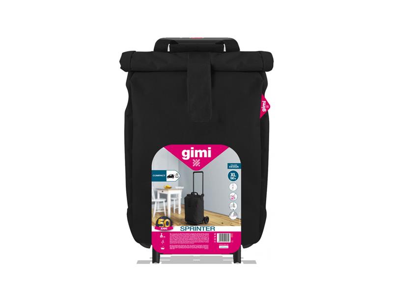 Vozík nákupní GIMI SPRINTER BLACK 50L 168407