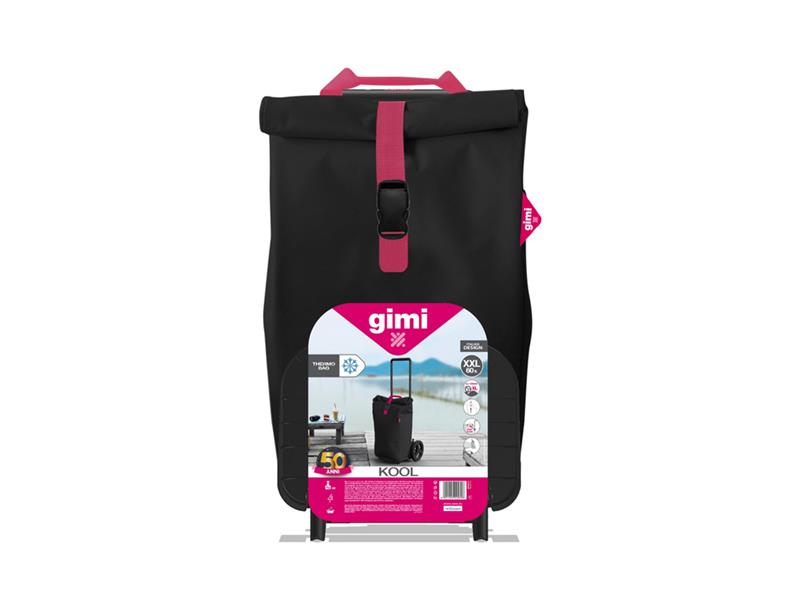 Vozík nákupní GIMI KOOL BLACK 60l 168409