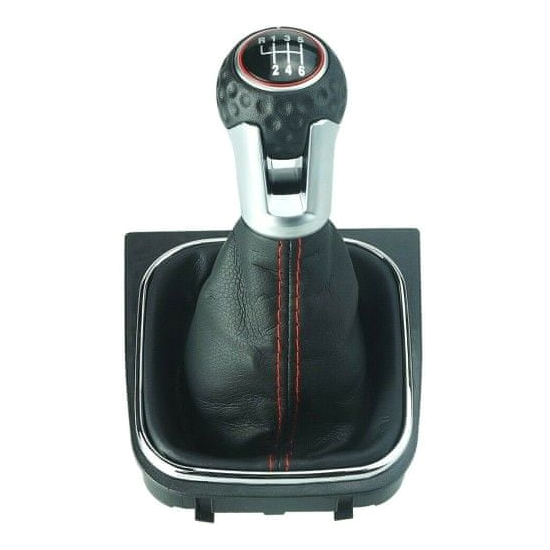 Řadící páka s manžetou VW EOS 2006 - 2012 6st Black/Red