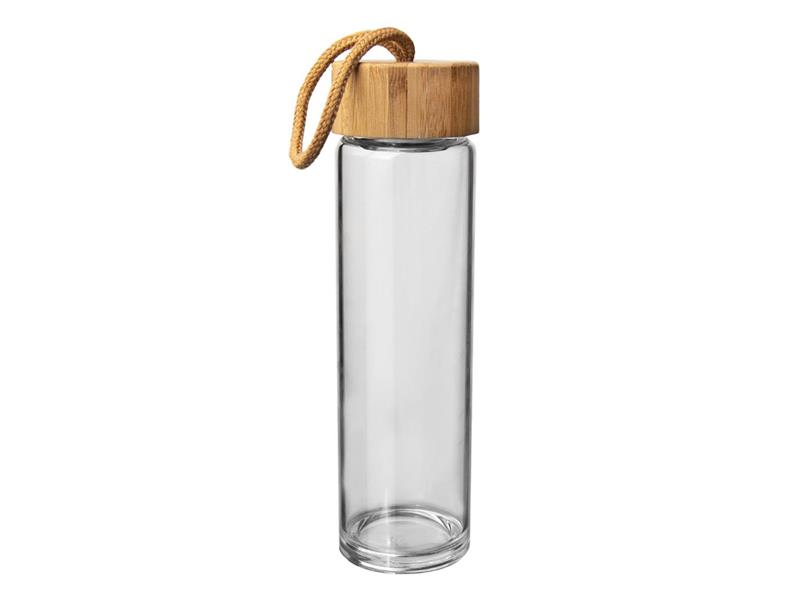 Láhev na vodu ORION sklo / bambus 0