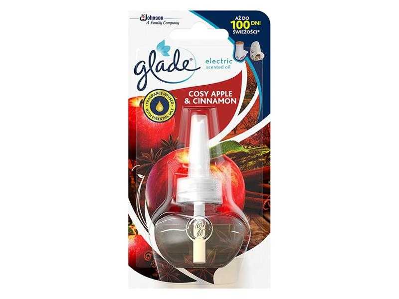 GLADE Elektrický osvěžovač Cosy Apple & Cinnamon náplň 20ml