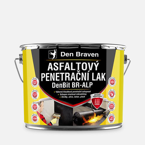 Asfaltový penetrační lak DEN BRAVEN DenBit BR – ALP 9kg