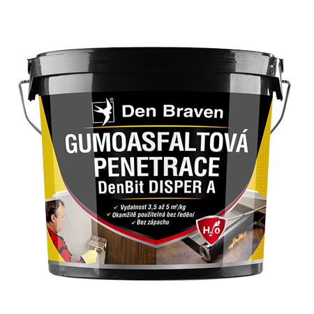 Gumoasfaltová penetrace DEN BRAVEN DenBit DISPER A 5kg