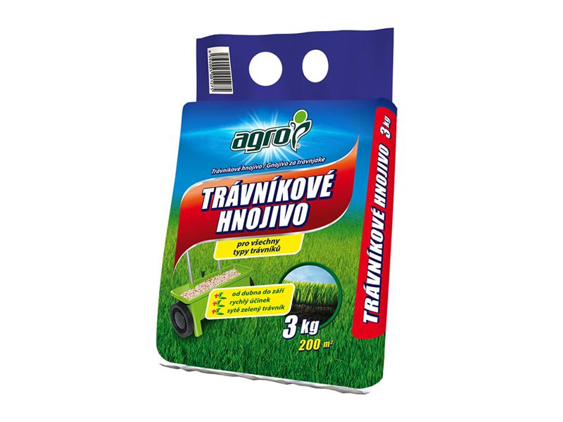 Hnojivo trávníkové AGRO 3kg pytel