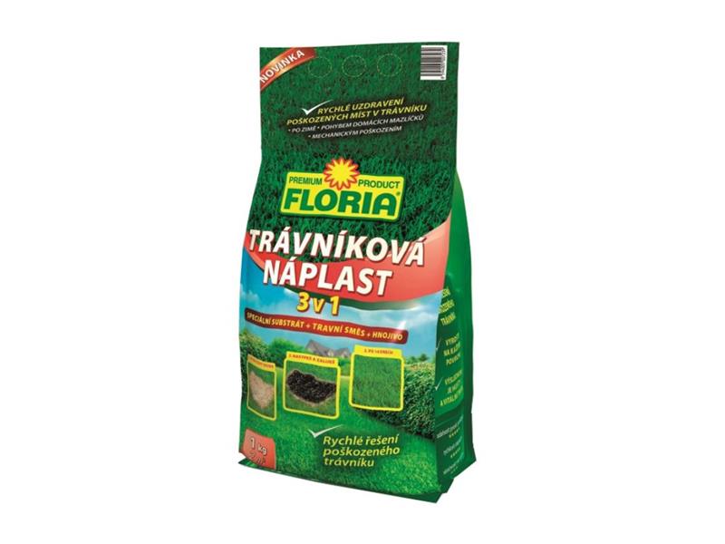 Hnojivo trávníkové FLORIA Trávníková náplast 1kg
