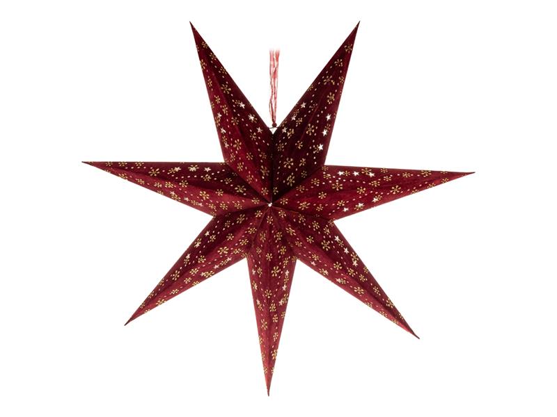 Dekorace vánoční RETLUX RXL 338 WW hvězda červená