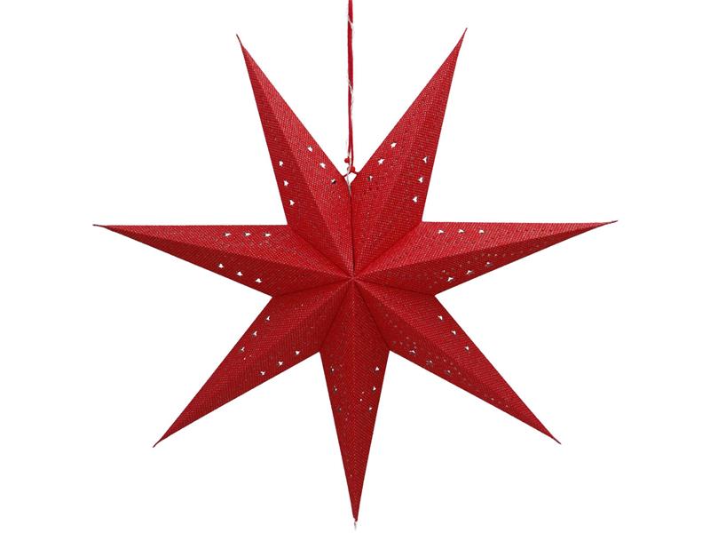 Dekorace vánoční RETLUX RXL 362 WW hvězda červená