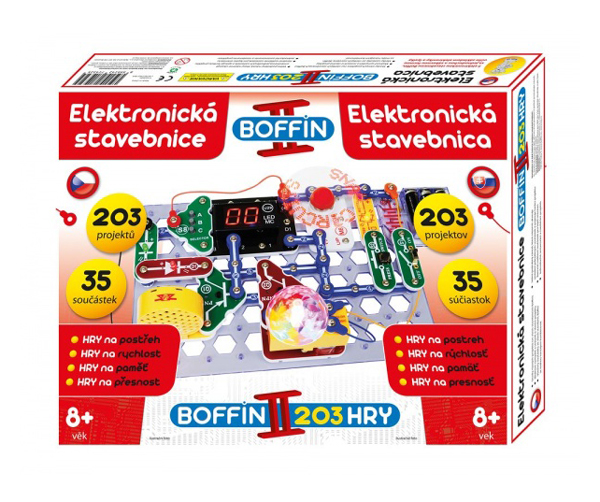 Stavebnice elektronická BOFFIN II 203 HRY